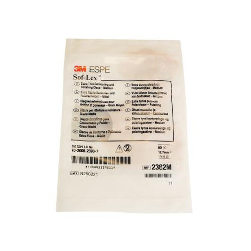 3M ESPE 2382M Sof-Lex XT Contouring & Polishing Pop-On Discs 1/2 3M ESPE 2382M Sof-Lex XT Contouring & Polishing Pop-On Discs 1/2